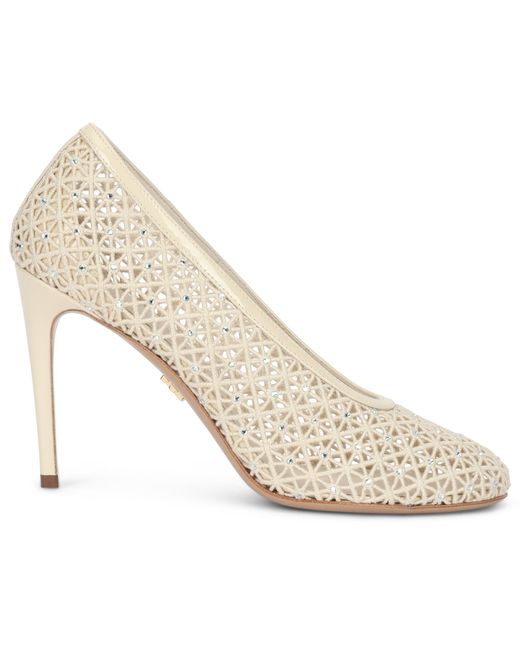 Ferragamo White Pumps