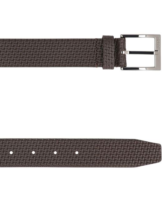 Cintura in pelle di Boss in Brown da Uomo