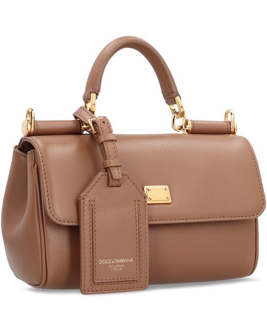 Dolce & Gabbana Brown Handbag My Sicily