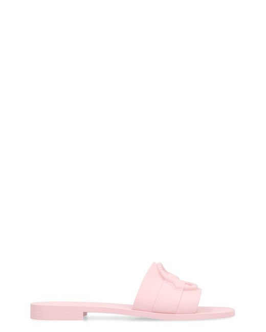 Moncler Pink Mon Slides