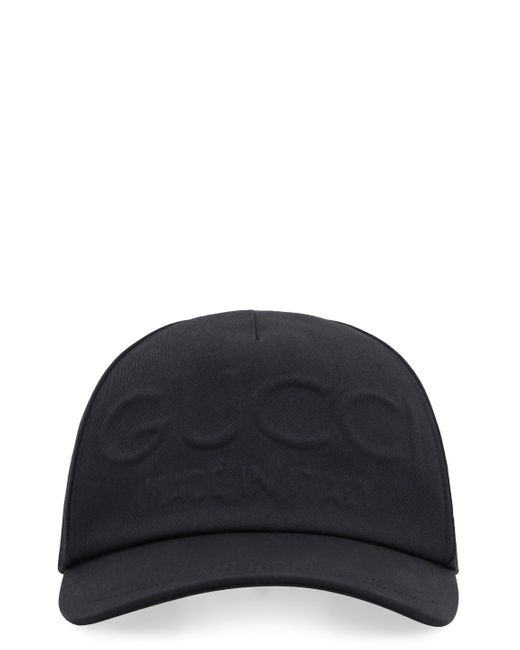 Gucci Black Logo Baseball Cap