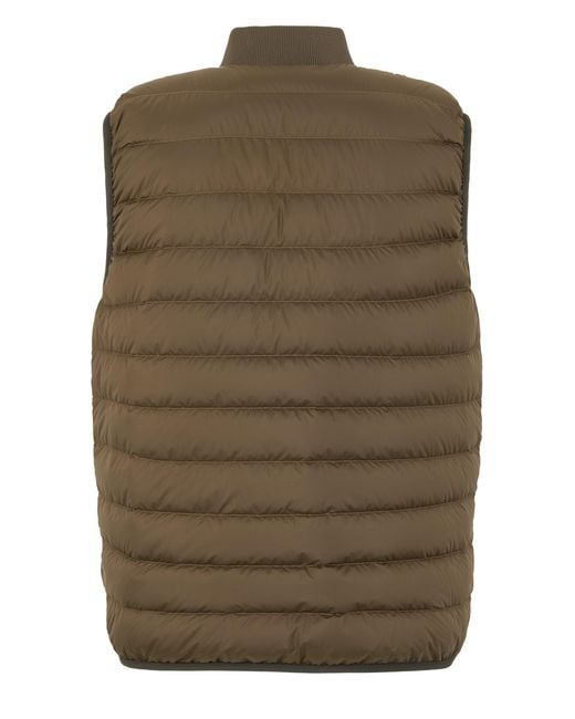 Moncler Brown Padded Vest for men