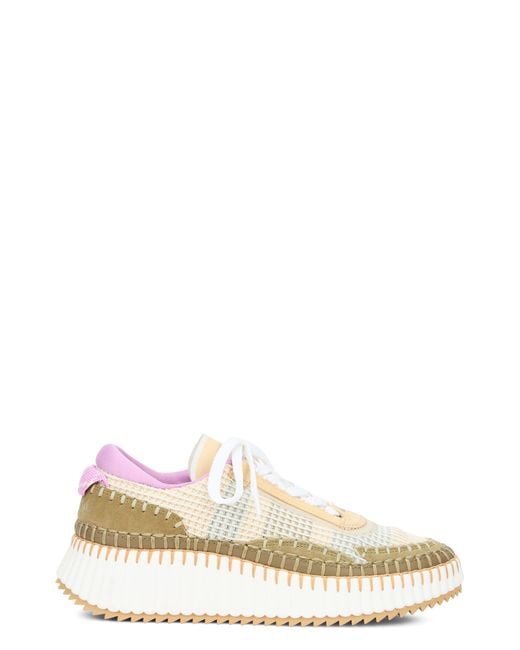 Chloé White Sneakers With High Sole