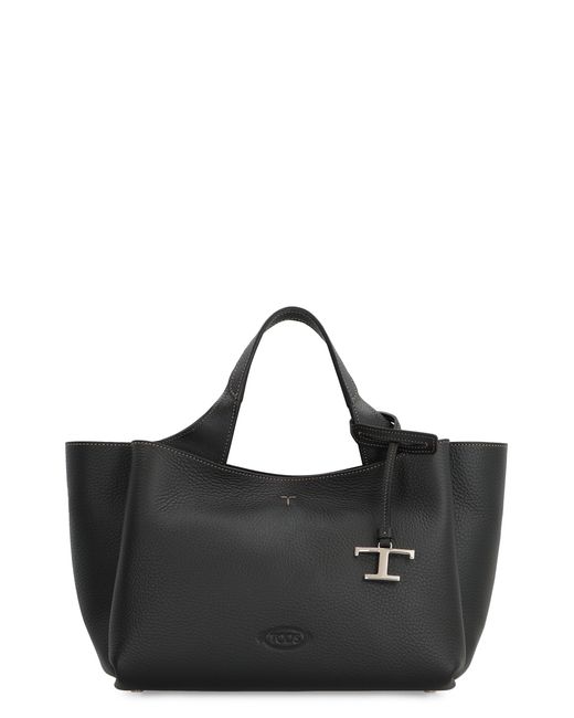 Tod's Black Leather Mini Handbag