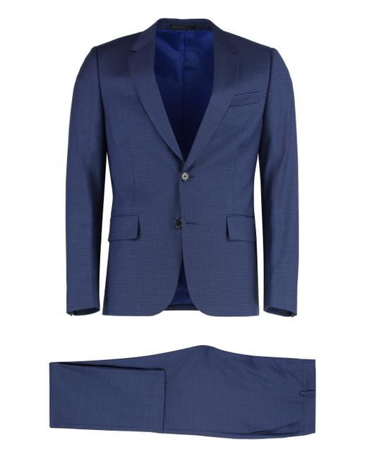 Completo due pezzi in lana di Paul Smith in Blue da Uomo