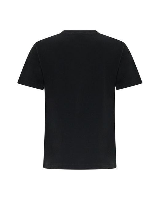 Stone Island Black Basic Cotton T-Shirt for men