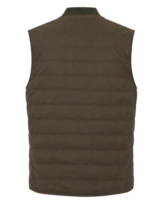 Slowear Brown Padded Vest for men