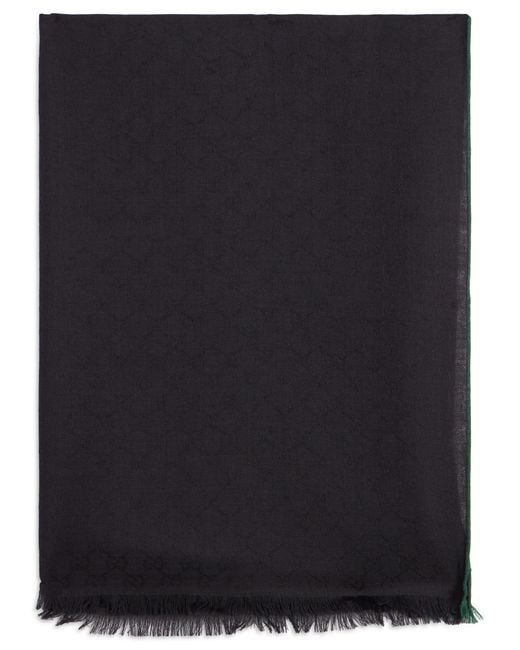 Gucci Black Scarf With Fringe for men