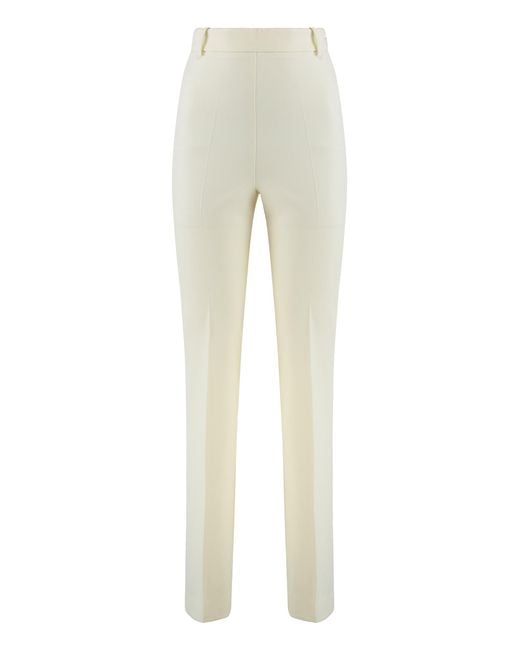 Pinko Natural Skinny High-waisted Trousers