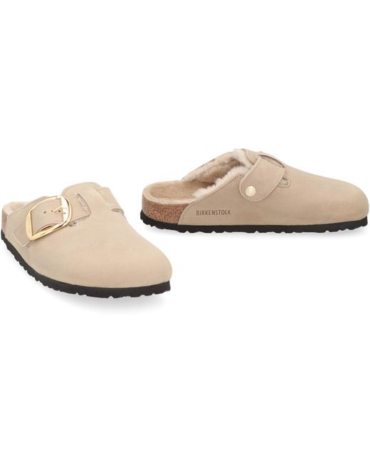 Birkenstock Women's Brown Sabot Boston Big Buckle