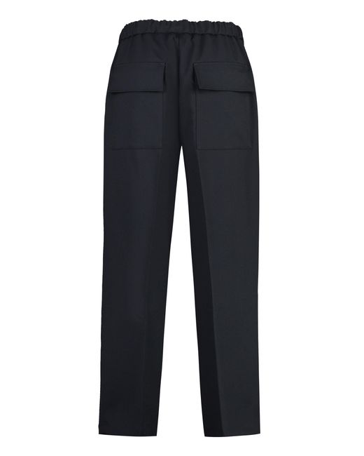 Jil Sander Blue Cropped Pants For for men