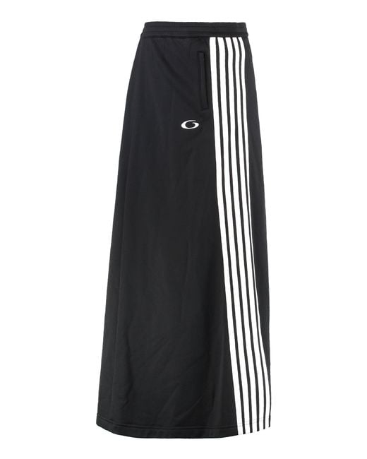 Balenciaga Black Cotton Blend Skirt