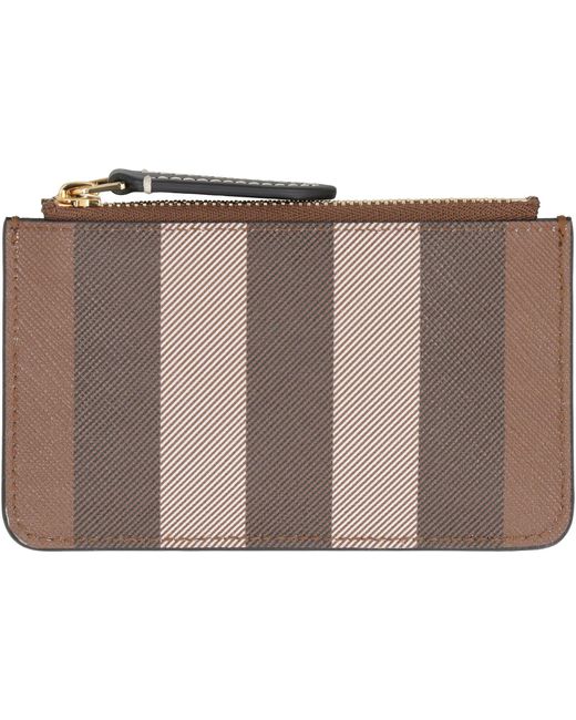 Burberry Brown Zipped Coin Purse