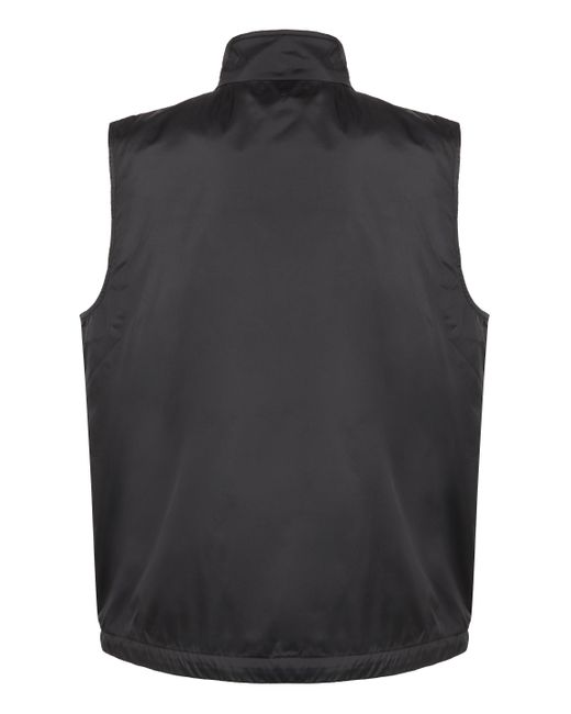 Aspesi Black Vernes Full Zip Down Vest for men