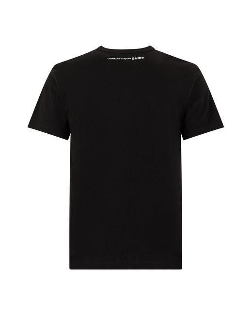 Comme des Garçons Black Cotton T-Shirt for men