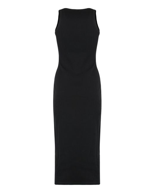 McQueen Black Midi Dress