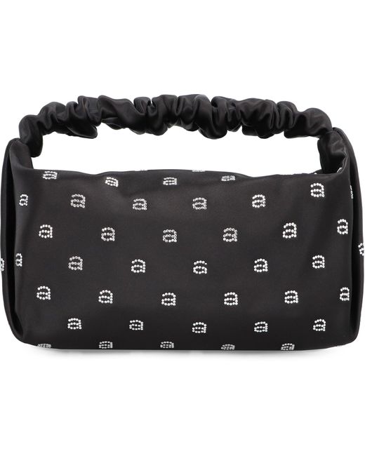 Alexander Wang Black Scrunchie Mini Handbag