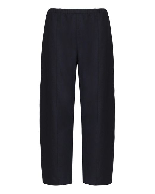 Khaite Blue Pull-On Trousers