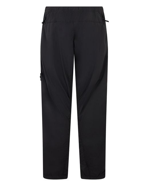 Stone Island Blue Pants With Elastic Waist for men
