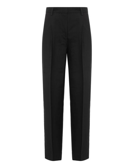 Totême Black Classic High-Waisted Pants