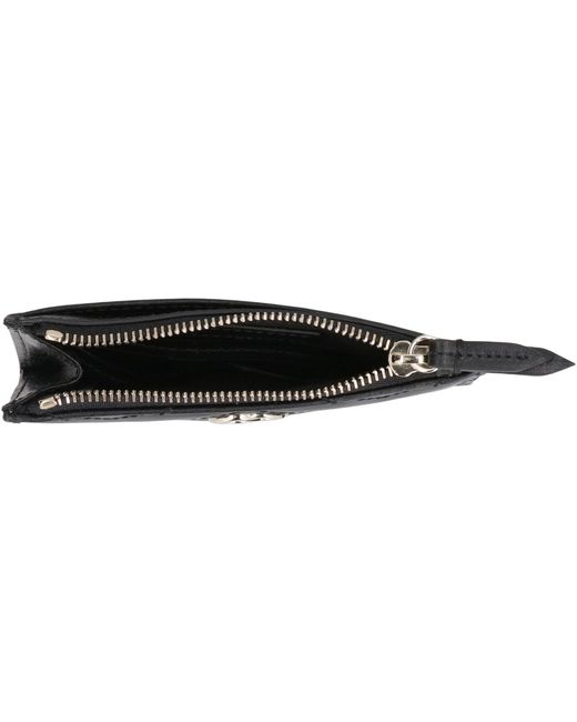 Gucci Black Gg Marmont Leather Keyring