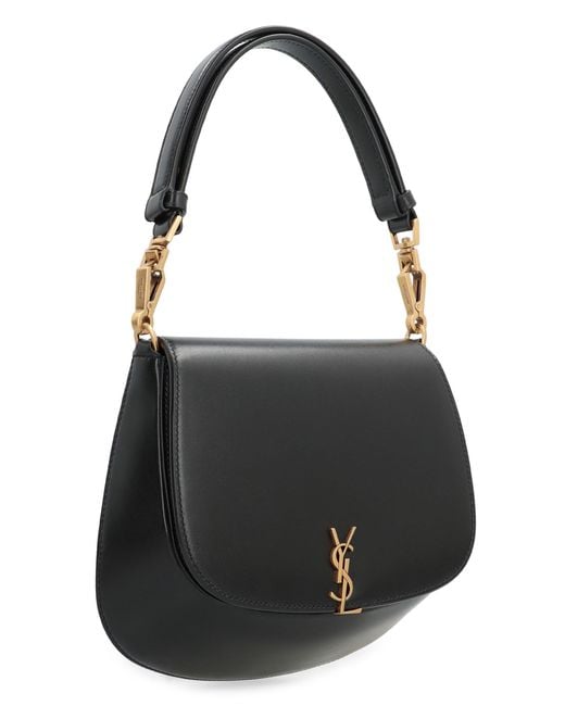 Saint Laurent Black Voltaire Leather Mini Handbag