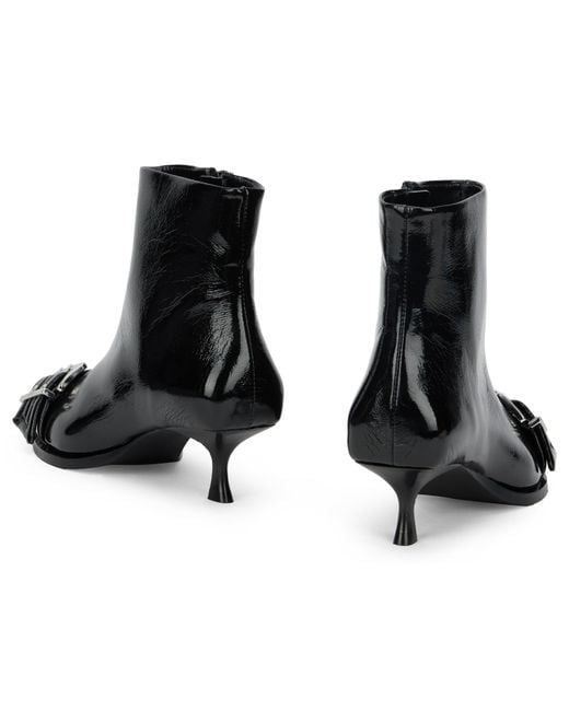 Ganni Black Ankle Boot With Heel