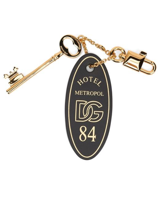 Dolce & Gabbana Metallic Keychain With Tassel