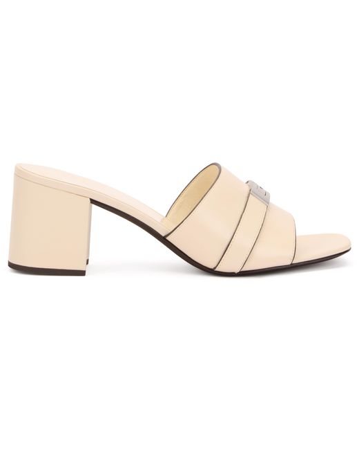 Tory Burch Natural Heeled Sandal