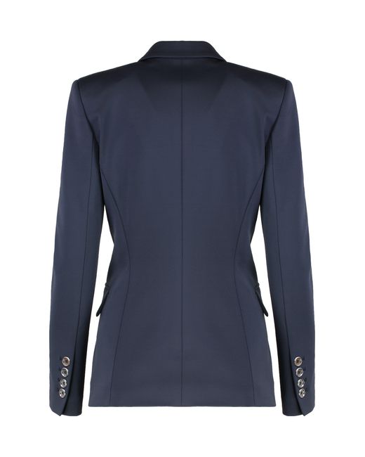 Pinko Blue New Signum Single-Breasted One Button Jacket