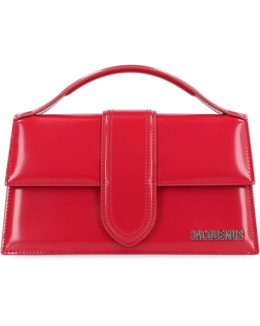 Jacquemus Red Handbag Le Grand Bambino