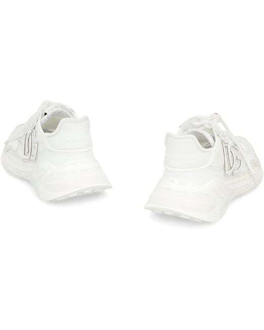 Dolce & Gabbana White Sports Shoes 'Day Faster'