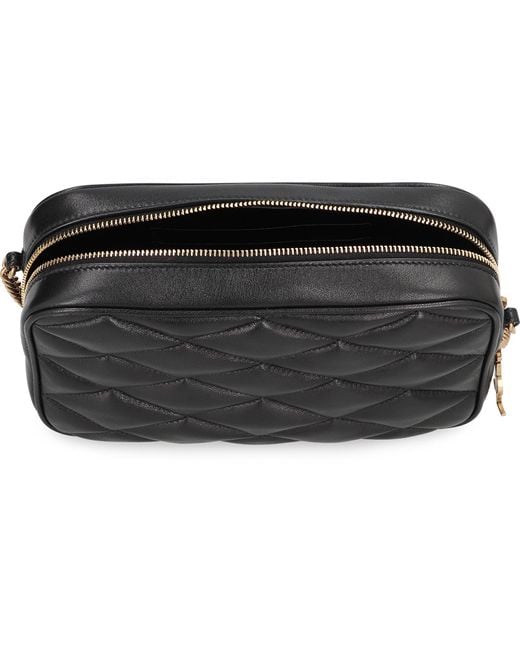 Saint Laurent Black Leather Camera Bag
