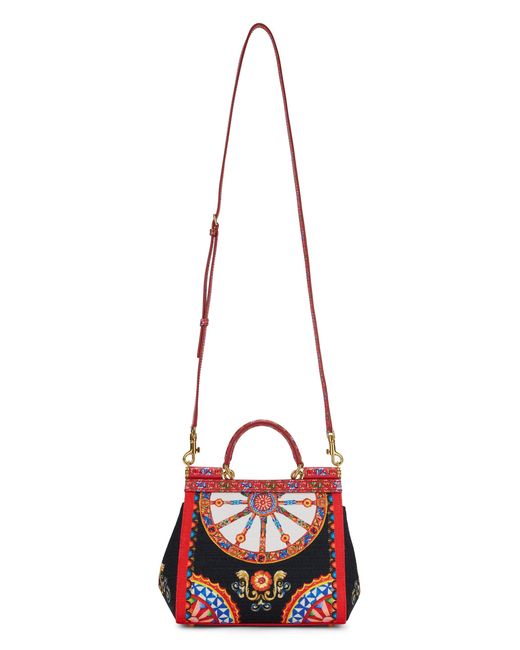 Dolce & Gabbana Red Handbag Sicily