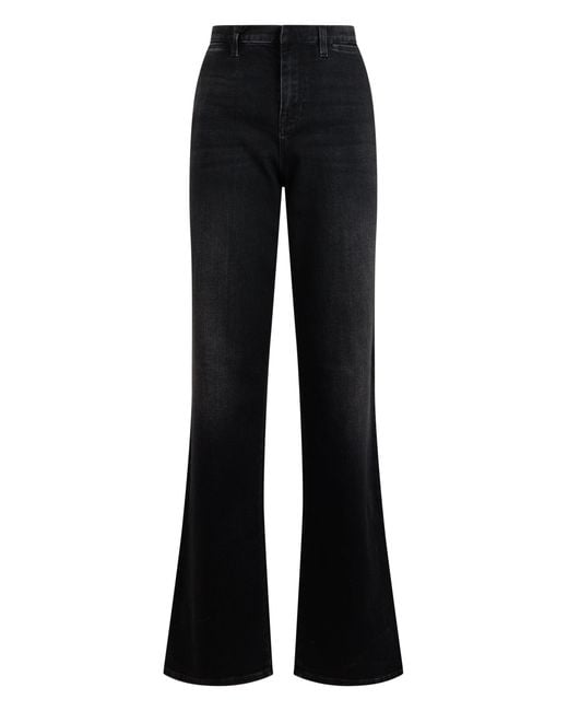Gucci Black Denim Cotton Palazzo Jeans