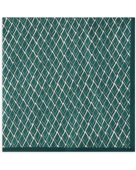 Slowear Green Silk Scarf for men