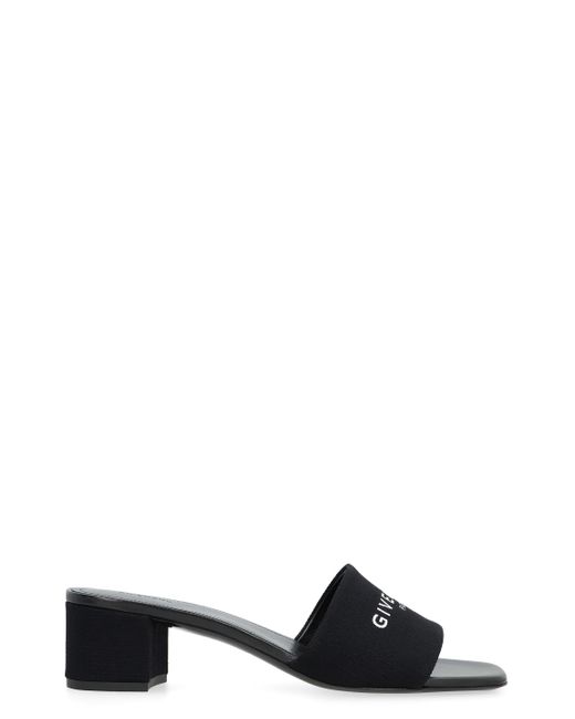 Mules 4G in tessuto di Givenchy in Black