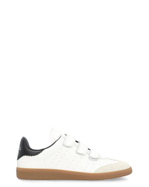 Sneakers low-top Beth in pelle di Isabel Marant in White