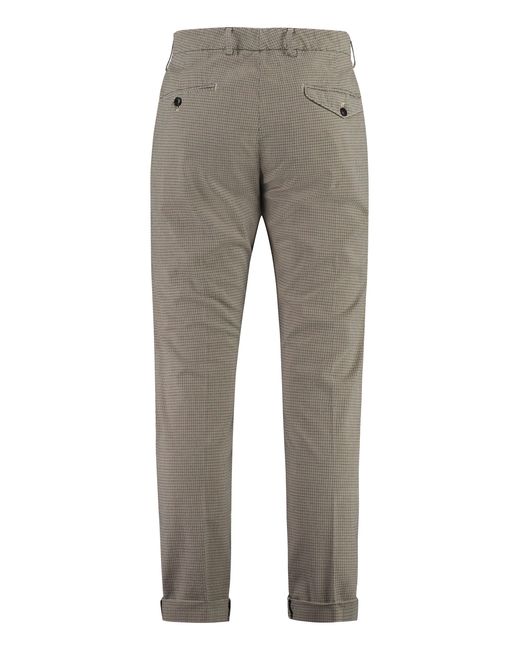Dondup Gray Joe Prince-of-wales Checked Trousers for men