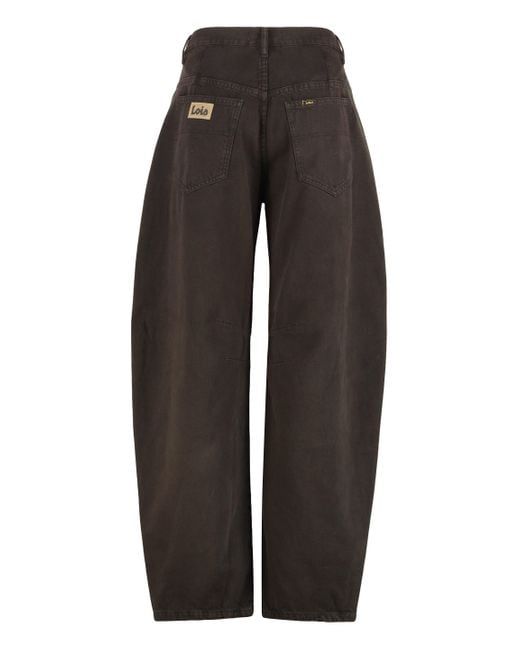 Lois Black Aliana Straight Leg Jeans