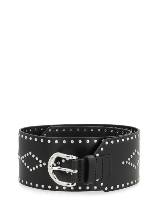 Isabel Marant Black Lucie Leather Belt