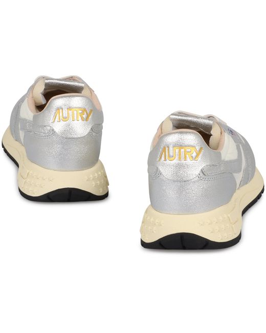 Autry White Reelwind Low-Top Sneakers