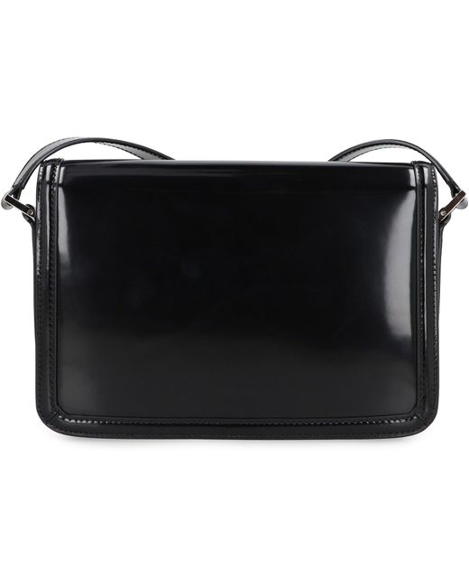 Saint Laurent Black Leather Messenger Bag For for men