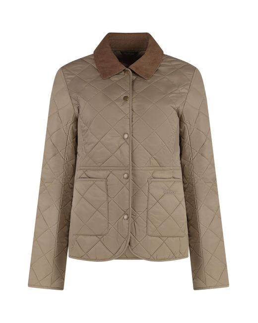 Barbour Brown Deveron Quilted Jacket