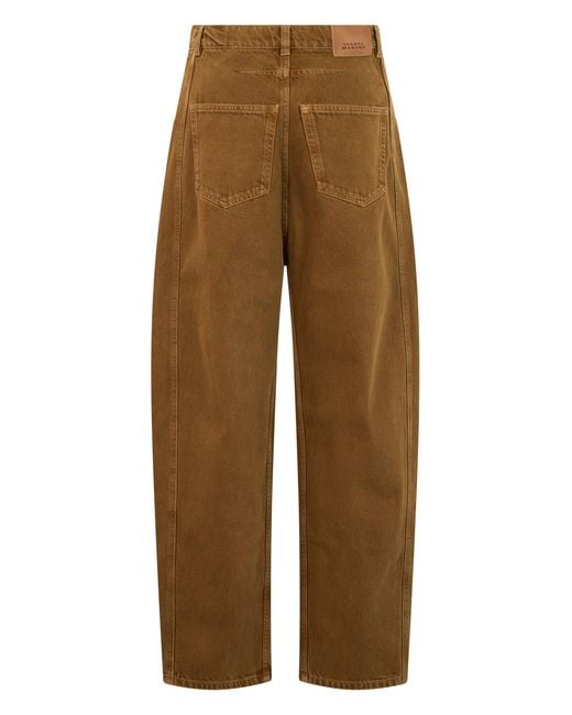Isabel Marant Brown Pants With Loose Fit