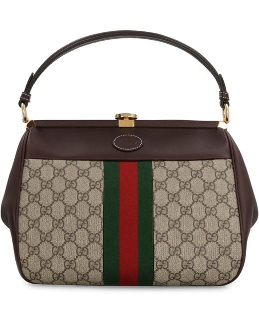 Gucci Black GG Supreme Fabric Handbag