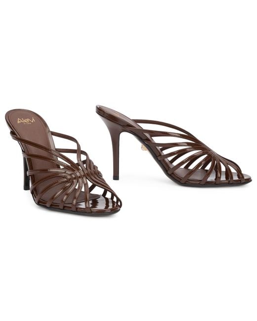 ALEVI Brown Heeled Sandal Diana 95