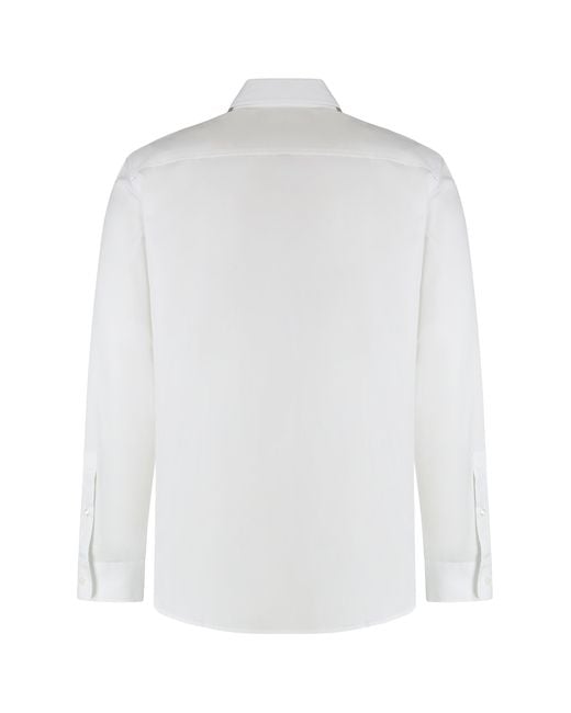 Burberry White Formal Shirts for men