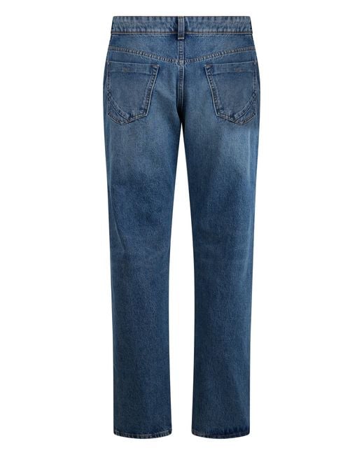 Slowear Blue Straight-Cut Jeans for men