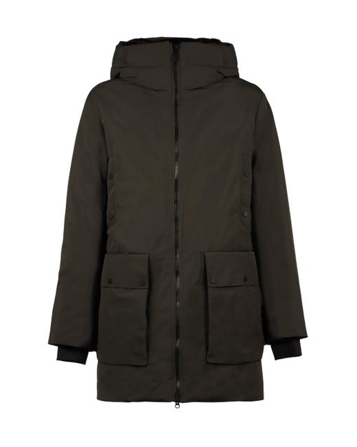 Fusalp Black Conor Hooded Winter Parka for men